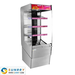 Hot Sell Electric Hot Food Showcase And Display Made Of Stainless Steel (SUNRRY SY-SCS980B)