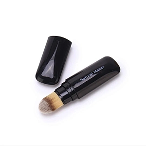 Natural Maker Retractable Portable Soft Foundation Makeup Brush Concealer Brush With Cap