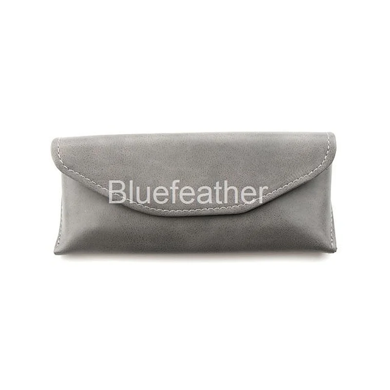Unisex Style PU Leather Monocolor Sunglasses Case