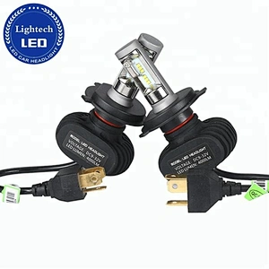 Fanless Headlight 9004 9007 H13 9008 hb2 9005 9006 H7 H4 LED S1 Car Bulbs
