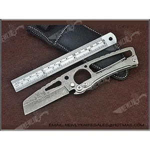 Hot Sales Stainless Steel Handle Stainless Steel Rescue Tactical Knife