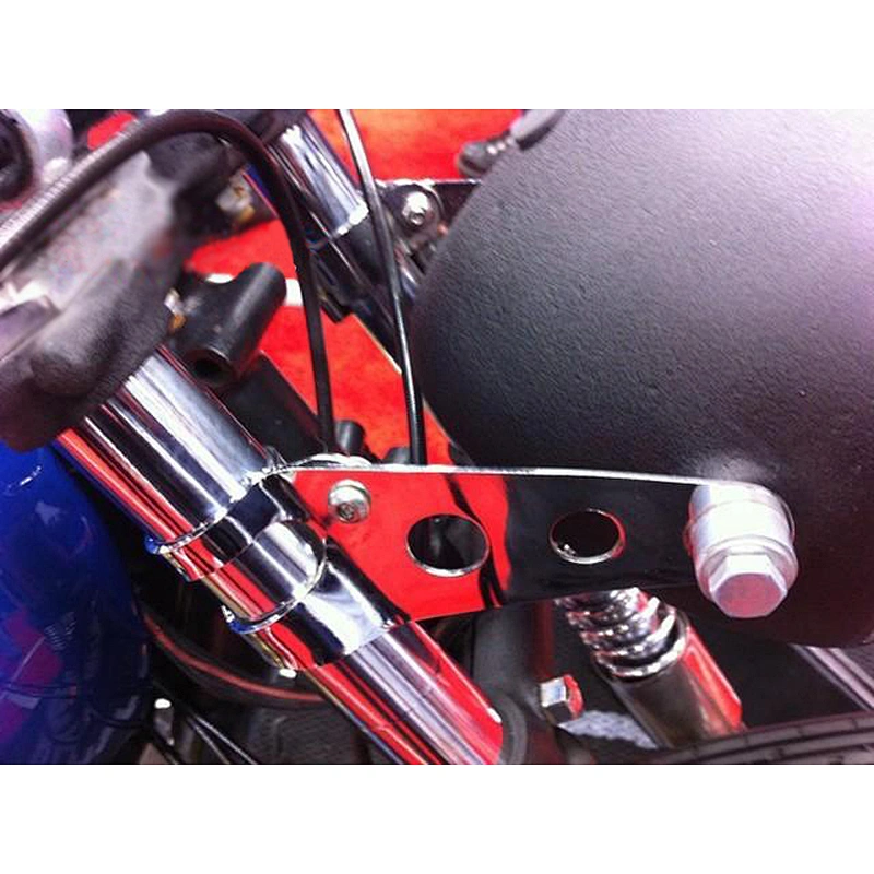 CNC ALUMINUM Headlight Mount Bracket Fork Ear For Bobber Triumph
