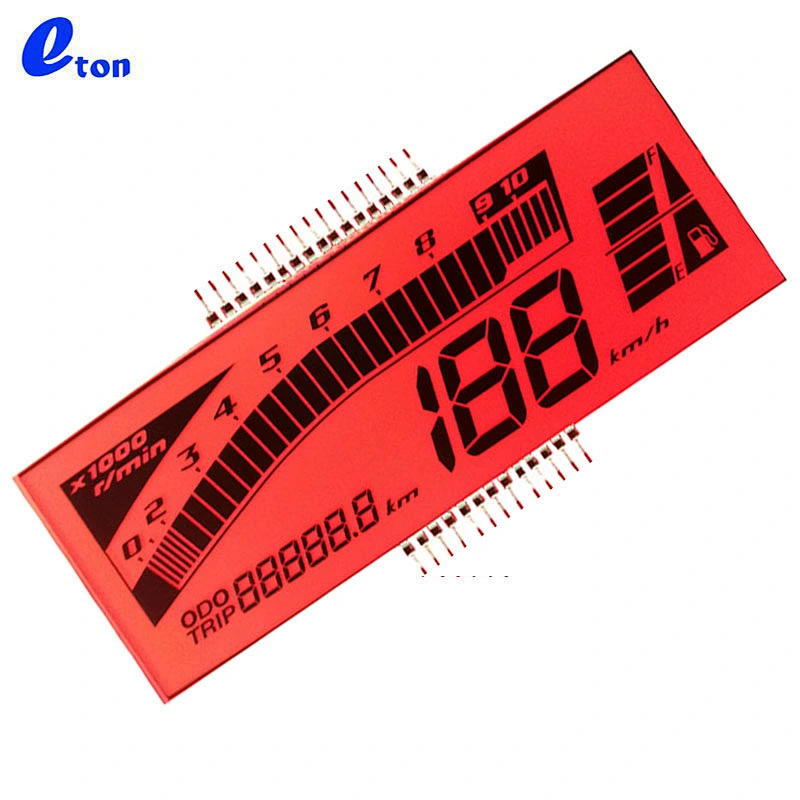 Custom digit segment lcd display transparent lcd module