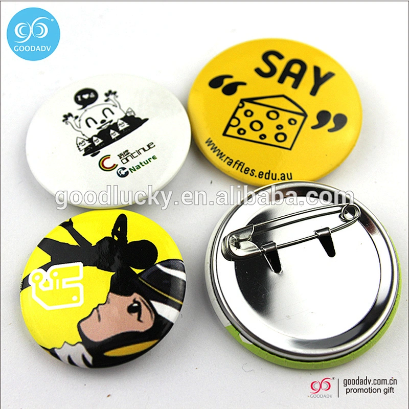 New arrivals round pin badge/plastic badge/name badge