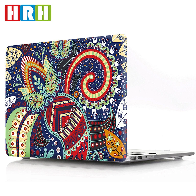 Paisley Flower pattern custom hard laptop case hard shell laptop case for macbook air 13 15 Touch Bar