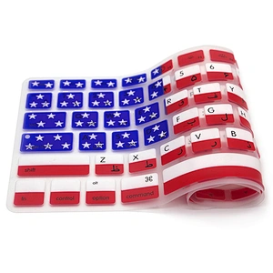 Waterproof Custom keyboard Persian language keyboard covers Silicone keyboard protection for macbook pro retina display 13