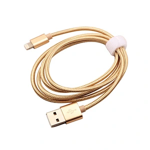 Fast Charging Fabric Nylon Braided USB Data Cable for iPhone