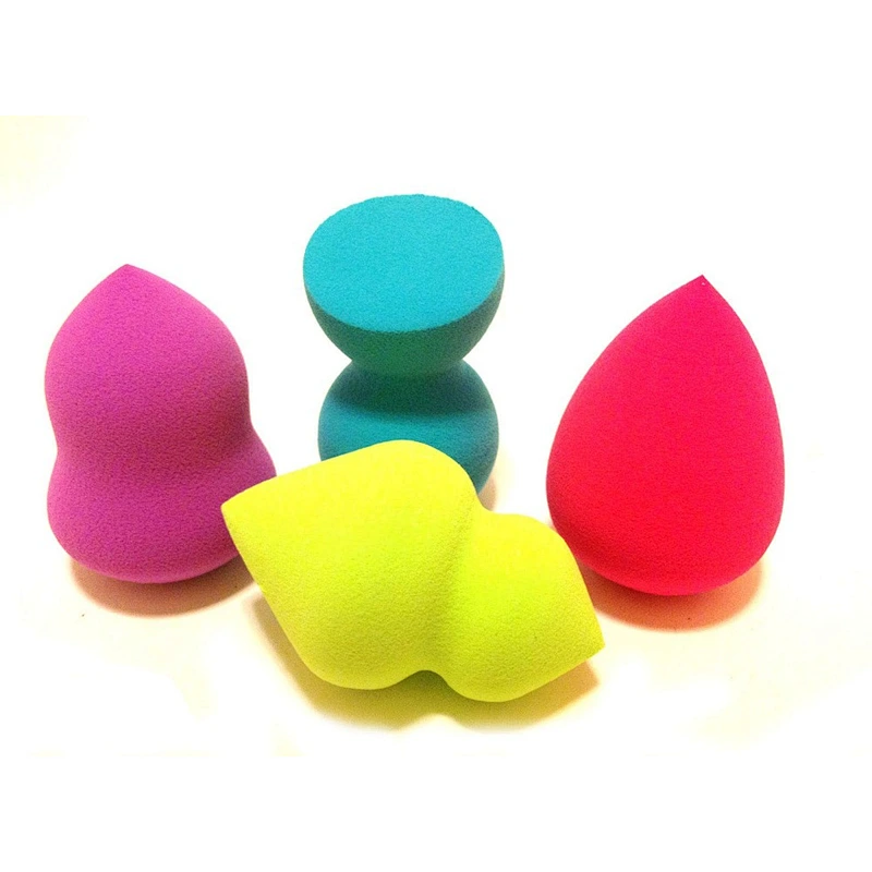 Wholesale makeup tools latex free cosmetics puff dual tips makeup sponge