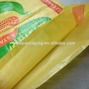 Video, 100lbs 50kg 25kg bulk PP woven bag animal chicken feed packaging bag fabric