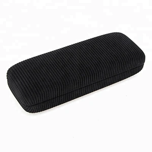 Portable Minimalist Soft Ribbed Spectacle Case for Daily Use