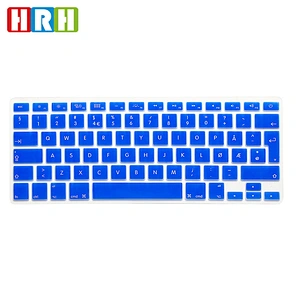 buy laptop in italy Wholesale norwegian Colored silicone keyboard  Protector Laptop  for Macbook Pro 13