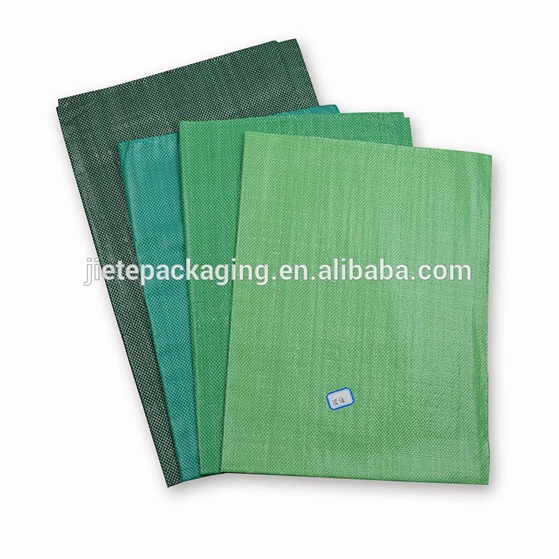 Black ECO plain pp woven plastic packing bags