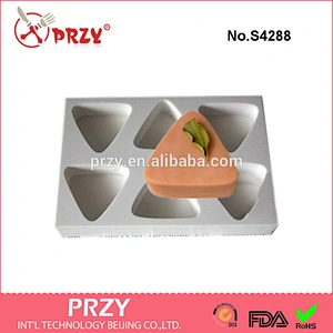 triangle 6 cavity silicone molds for soap making silicone handmade soap mold DIY soap molds