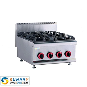Table top gas range burner 4 heads cheap gas burner (SUNRRY SY-GB600T)