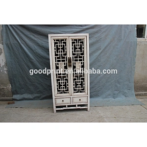 Chinese antique Two lattice door cabinet/liveing room cabinet