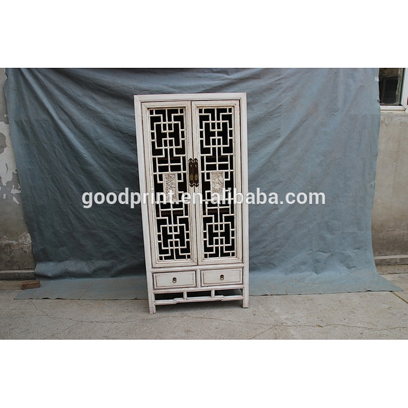 Chinese antique Two lattice door cabinet/liveing room cabinet