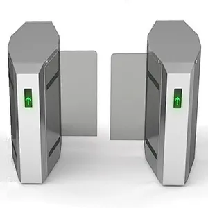 Factory Price Intercoms Sliding Turnstiles / Bar Code Sliding Gate  For Building