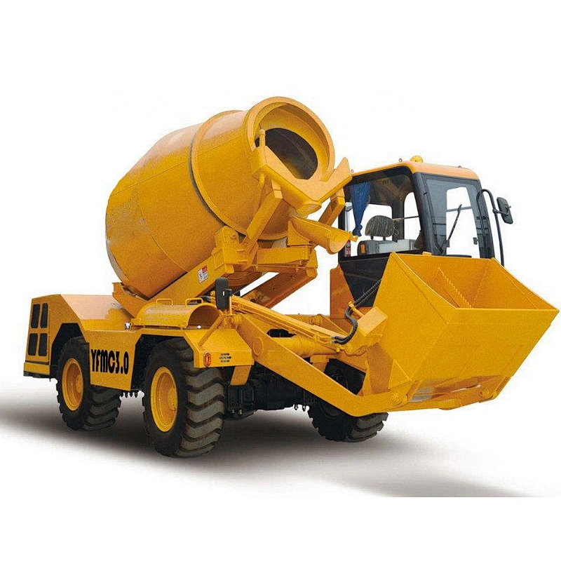diesel engine small 3.5m3 concrete mixer truck
