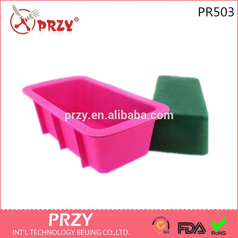 PR503 Handmade soap mold silicone barking mold jelly pudding mould 400 g