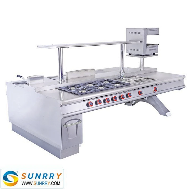 Multifunctional kitchen cabinet and kitchen equipment integrated system Kitchen combination furnace (SUNRRY SY-CIC1A)