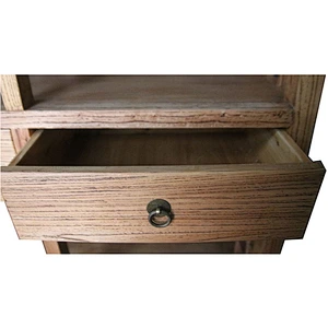wholesale rustic reclaimed wooden storage bookcase, study room furniture