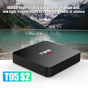 New Design T95S2 Global Version Android 7.1 TV BOX Smart Set-top 4K HD Wifi Media Player International Tvbox