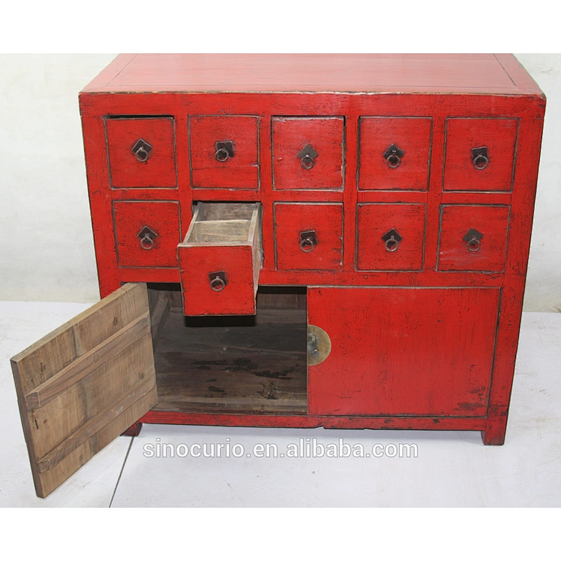 Tibetan hand painting cabinet /Reclaimed wood furniture/ Chinese antique furniture