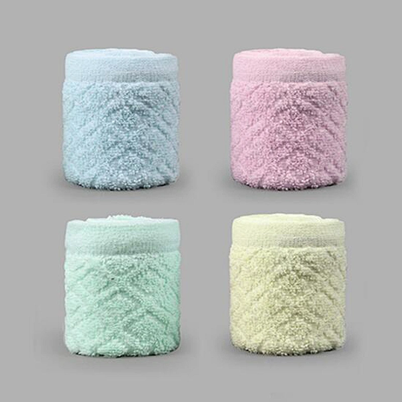Wholesale Pure Cotton Face Towel With Elegant Embroidery For Travelling