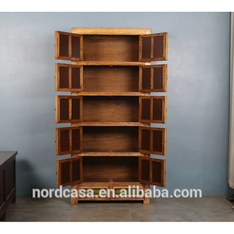 wholesale antique furniture china antique solid wood living room cabinet wardrobe furniture