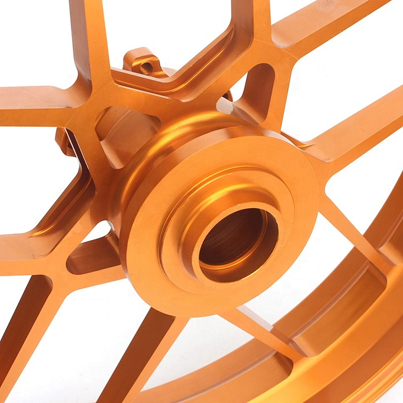 CNC machining racing bike alloy forged wheel for motorcycle