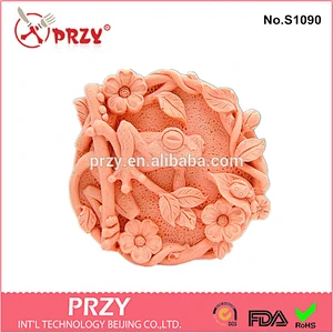 S1090 2d silicone soap mold /Frog in Waiting soap mold design