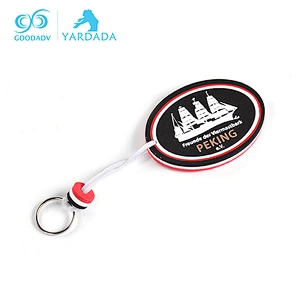 Popular New Advertising Products Eva Keychain Floating Funny Key Ring