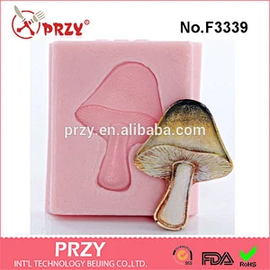 F3339 Mushroom Silicone Mold for cake decoration food grade silicone fondant mold mushroom mold for cake