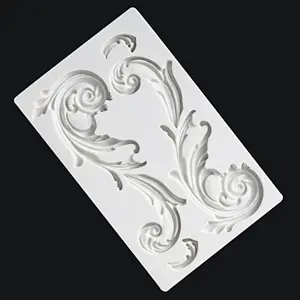 European series embossed border trimming chocolate mold fondant cake craft silicone mould
