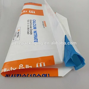 25kg plastic stand up block bottom BOPP cement bag with small air hole for tile adhesive,lime