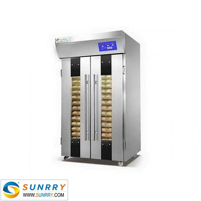 Factory Price Automatic Digital Double Doors 32 Trays Stainless Steel Bread and Dough Proofer Machine for Sale