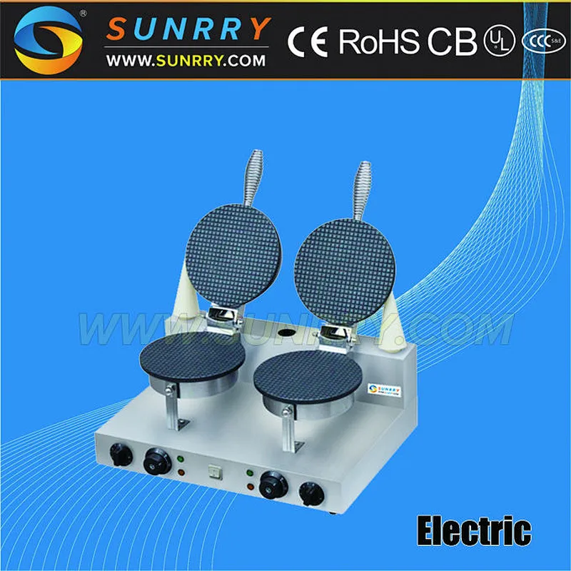 Hot selling commercial double boilers ice cream/pizza/waffle cone maker factory cheaper price