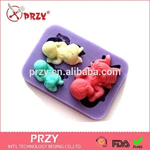 Baby fondant decorating silicone mold