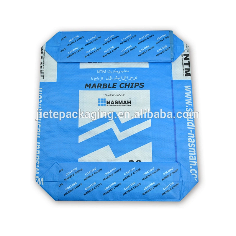 25kg multilayer kraft paper or plastic bag for cement, minerals,wall putty powder