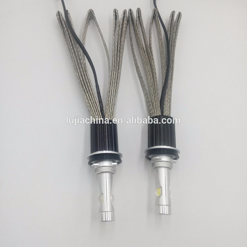 2017 led new design H11 L7 XHP70 6600lm high power 120w auto parts car headlight VS Halogen Xenon bulbs fog light lens