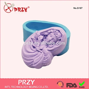 silicone angel virgin soap molds