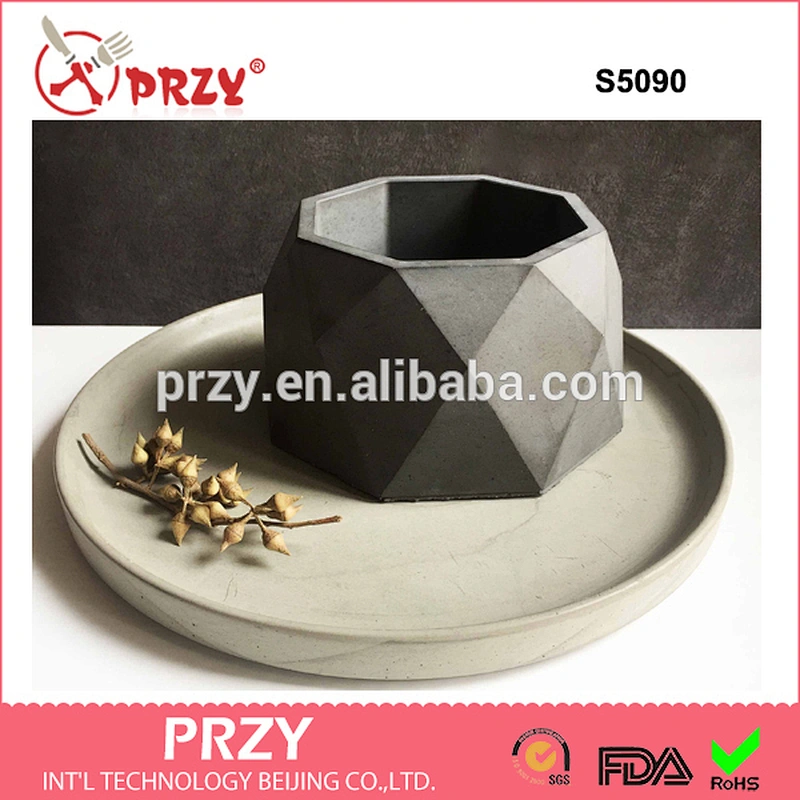 S5090 Geometric pots silicone mold concrete mold vase silicone molds