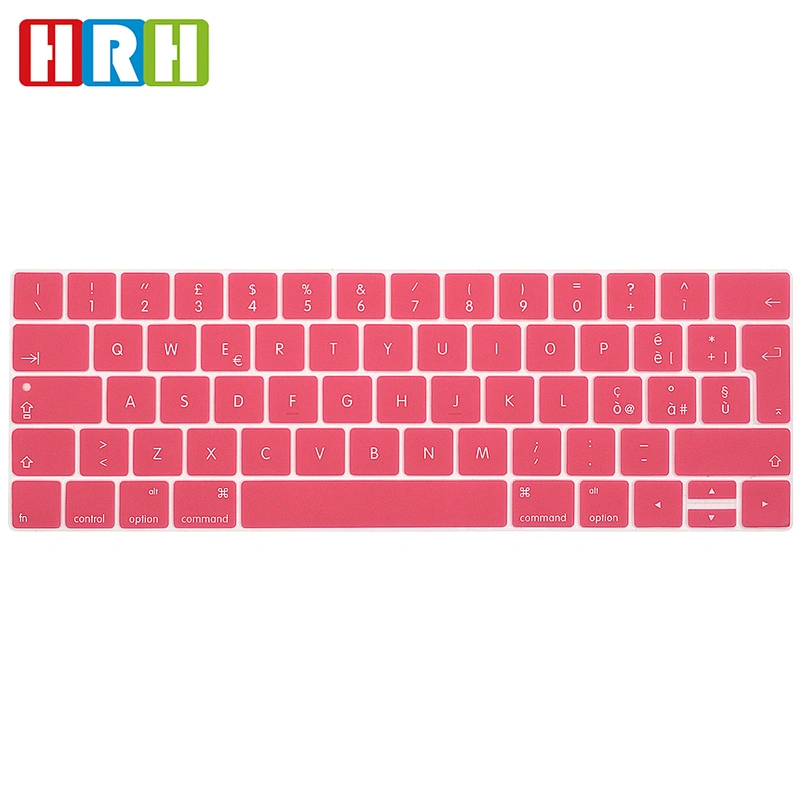 Italian Custom Silicone Keyboard Protector laptop skin For Macbook New Pro 13 15 With Touch Bar a1706 keyboard uk