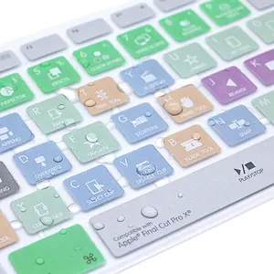final cut pro Hotkey Shortcut Keyboard Cover Skin hotkey shortcut cover for desktops For iMac G6 Desktop PC Keyboard