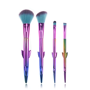 4pcs Professional Cosmetic Tool Soft Smooth Glitter Makeup Brush Set Hot Higher Quality Private Label Makeup Brushes