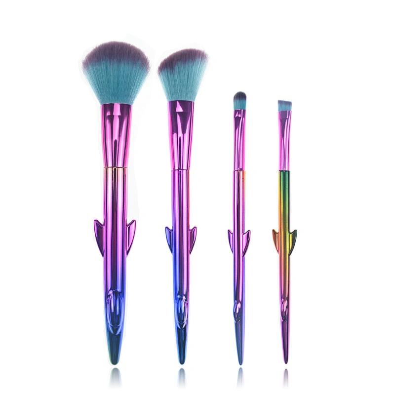 4pcs Professional Cosmetic Tool Soft Smooth Glitter Makeup Brush Set Hot Higher Quality Private Label Makeup Brushes
