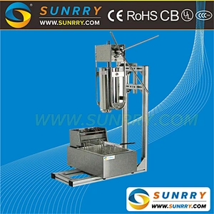 Popular 3L Electric automatic stainless steel donut churro automatic fryer fritters making machine