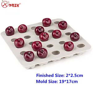 2018 new 3D mini Blueberry soap molds silicone fruit molds Cherry shape Soap mould