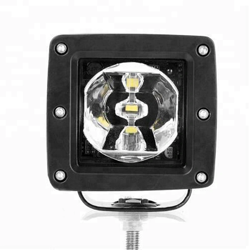 Remote Control 3Inch Cube LED Pods 15W Backlit RGB Work lights