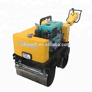 Manual Double Drum Compactor Self-propelled Vibratory Road Roller YFR-800